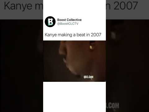 RARE FOOTAGE of Kanye West Making a Beat‼️