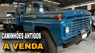 CAMINHÕES ANTIGOS À VENDA/OLX e Mercado Livre 