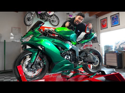 THIS SPORTS MOTORCYCLE, PURCHASED AT AUCTION, HAS A SURPRISE IN HOUSE OF EVENTS! KAWASAKI ZX6R