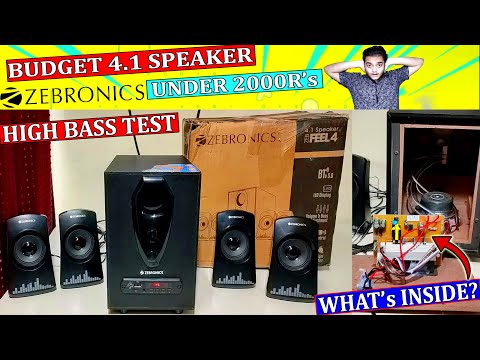 ZEBRONICS ZEB-FEEL 4 60 W Bluetooth Home Theatre | FM RADIO | SOUND + BASS TEST #Teardown