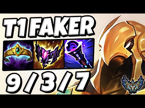 T1 Faker AZIR vs AKALI [ MID ] Korea Challenger Patch 12.17 ✅