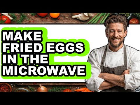 How To Make Fried Eggs In The Microwave - Step By Step