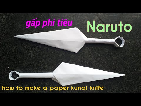 , title : 'Cách gấp phi tiêu NARUTO thật dễ | How to make a Paper Kunai Knife | Cha và con'
