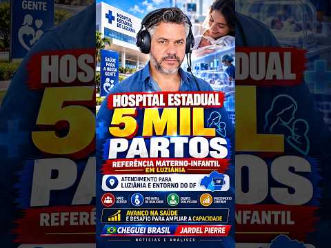 O Hospital Estadual de Luziânia atingiu um marco importante ao registrar 5 mil partos