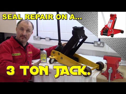 How to repair your Halfords or Sealey 3 ton Trolley Jack: Quick Tech Ep3.