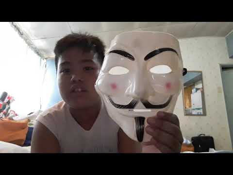 Unboxing my hacker mask