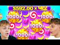 WE HIT BACK TO BACK HUGE WINS ON SWEET BONANZA 1000 INSANE WIN