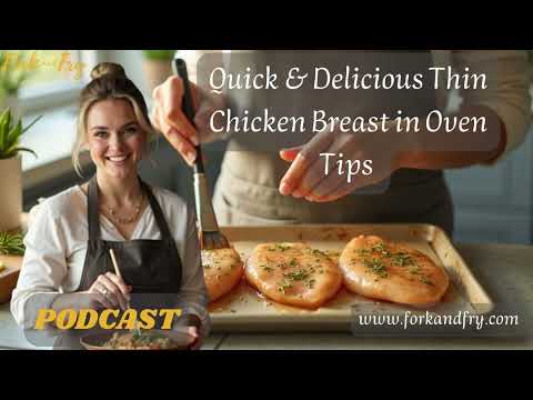 How to Make Thin Chicken Breast in the Oven | Easy & Delicious Recipe | Fork and Fry