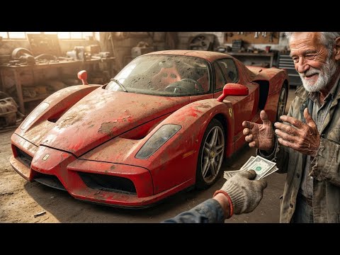 Thumbnail for POV ASMR Car Restoration | 2004 Ferrari Enzo Full Restoration From Rust to Showroom Hypercar by Ferrari Enzo