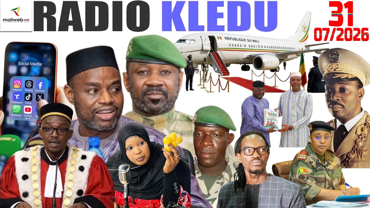 La Revue de Presse de la RADIO KLEDU du 31 Juillet 2026