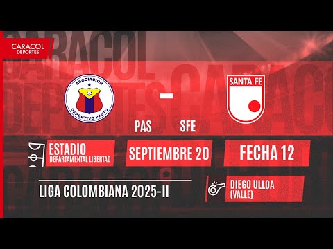 🔴 EN VIVO | Deportivo Pasto Vs. Santa Fe - Liga Colombiana 2025-II por el Fenómeno del Fútbol