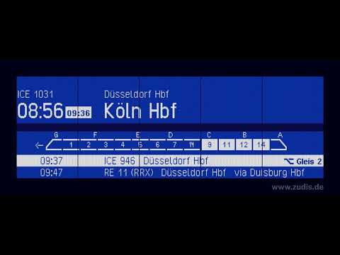 Platform announcements at Essen Central Station [Heiko Grauel/Rachel TTS]