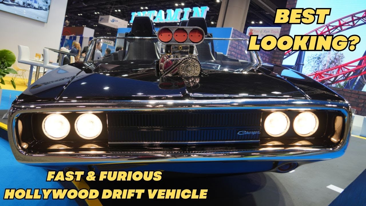World’s Best-Looking Ride Vehicle? Fast & Furious Hollywood Drift IAAPA 2025 At The Intamin Booth