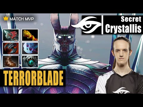 Terrorblade Safelane | Secret.Crystallis | 17 KILLS SUPER LATE GAME CARRY | 7.32c Gameplay Highlight