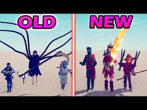 NEW SPOOKY TEAM vs OLD SPOOKY TEAM - Totally Accurate Battle Simulator | TABS