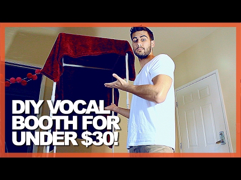 How To Make A Homemade Vocal Booth For Under $30! (Tutorial)