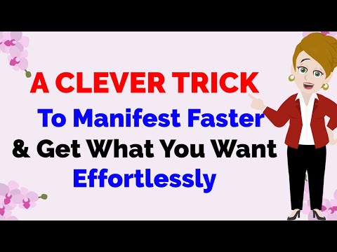 Abraham Hicks ~ A CLEVER TRICK  To Manifest Faster & Get What You Want Effortlessly ★🧡MUST TRY🧡★