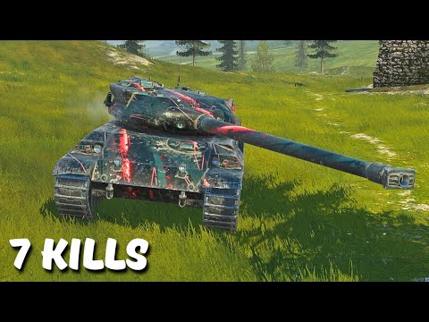 AMX 30 1er prototype - 7 KILLS | 5,6 K Damage, WoT Blitz Replay