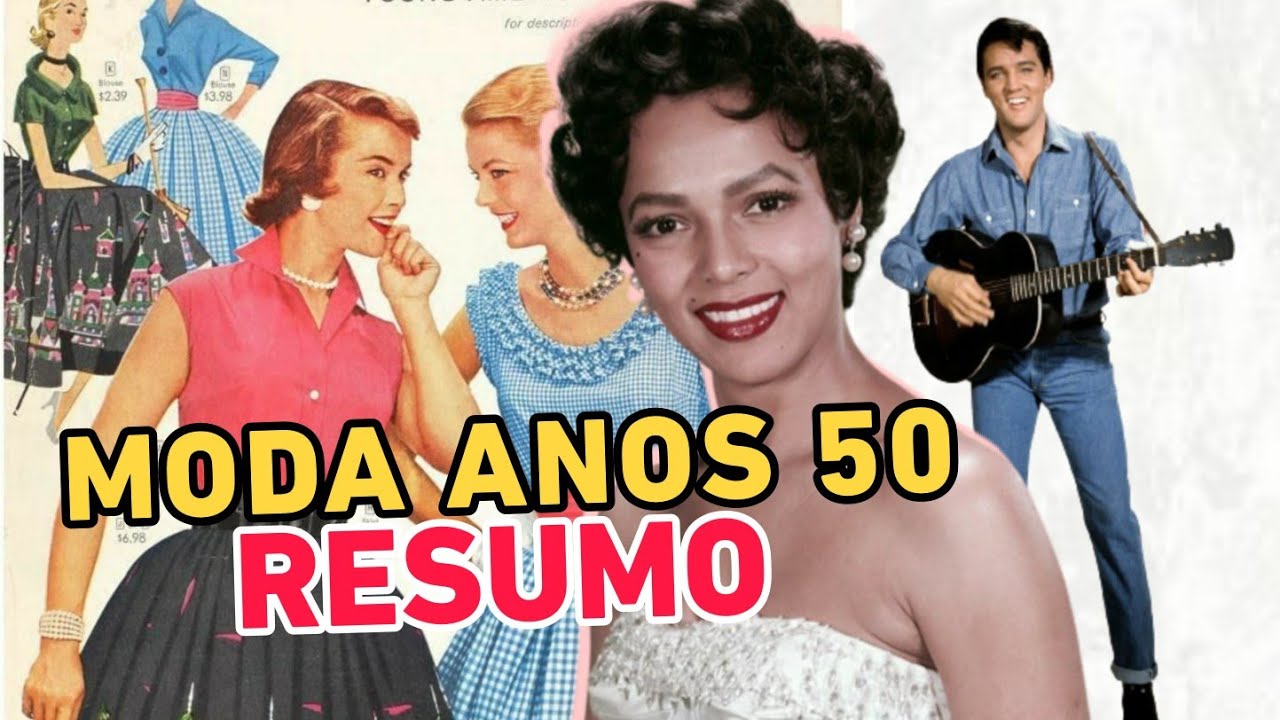 A MODA nos ANOS 1950 - Romantismo, New Look & Rock and Roll