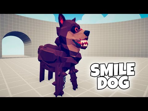 SMILE DOG CREEPYPASTA 1 vs 1 UNITS | TABS Totally Accurate Battle Simulator