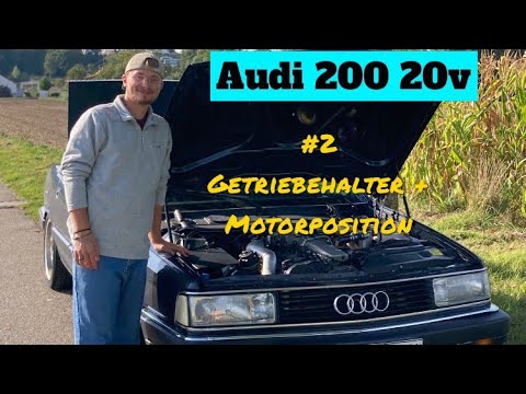 Audi 200 20v Turbo Projekt #2/1 Getriebehalter + Motorposition