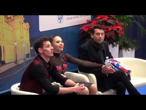 Golden Spin of Zagreb 2018 - Senior Ice Dance - Rhythm Dance - Warm up Groups 1 & 2