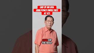 Download lagu End of an Era: Juan Ponce Enrile Dies at 101. #carrendvlogs #enrile mp3