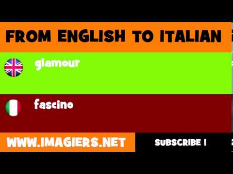How to say glamour in Italian