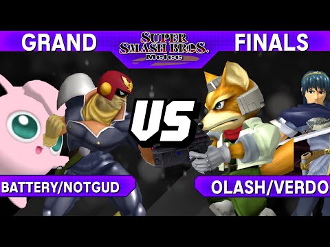 Smash Melee - Battery/notgud (Falcon / Puff) vs Olash/Verdo (Fox / Marth) - S@LT 194 GF