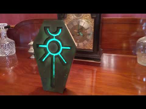 Scratchbuilt Necron Artefact Woodwork Project