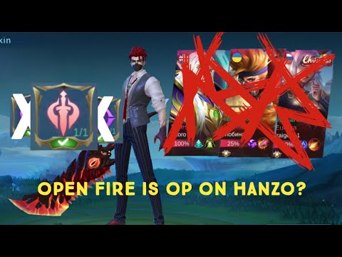 STOP PLAYING HANZO WRONG! Open Fire is the best Emblem for Hanzo? Evil Tutor Hanzo gameplay. Gonzy.