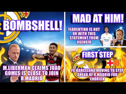 BOMBSHELL! M.Liberman claims Joao Gomes is close to join R.Madrid