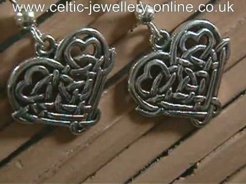 Sterling Silver Celtic Earrings DPS008