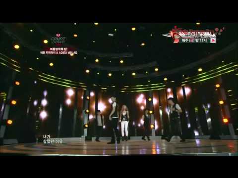 G.NA  & Chundoong -  I'll Back Off So You Can Live Better on M!C 20100805 [HD]