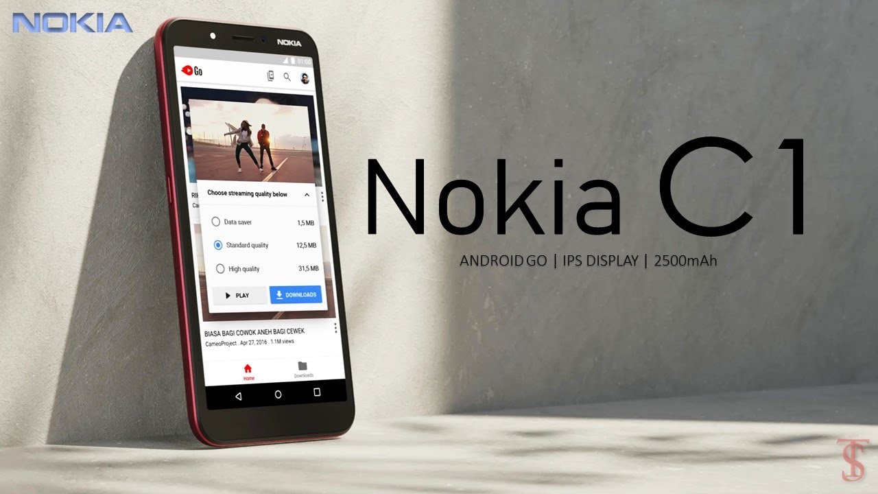 Nokia C1 Price, Official Look, Design, Specifications, Android Go, Camera, Features