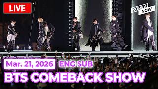 Download lagu [FULL VER/ENG SUB] BTS comeback concert at Seoul's Gwanghwamun Square mp3