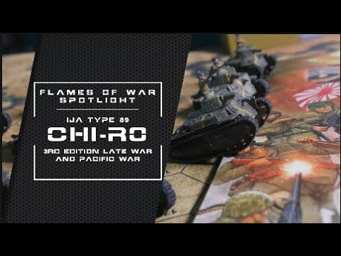 Flames of War Unit Spotlight - Type 89 Chi-Ro - Japanese Medium Tank