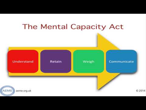A Guide to Mental Capacity Assessment