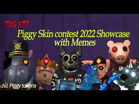 Piggy Skin Contest 2022 Showcase with memes #piggyskincontest