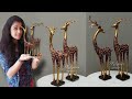 Amazing Craft Idea Deer Showpiece Easy Recycling Idea Amazing Showpiece Diy Home Decor Unique Craft