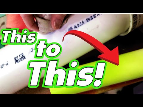 How to Paint PVC Pipe - how to color pvc #pvc