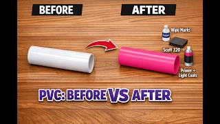 How to Paint PVC Pipe - how to color pvc #pvc