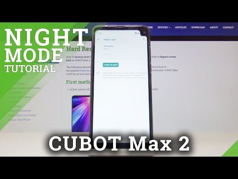 How to Activate Night Mode in CUBOT Max 2 - Eye Protection