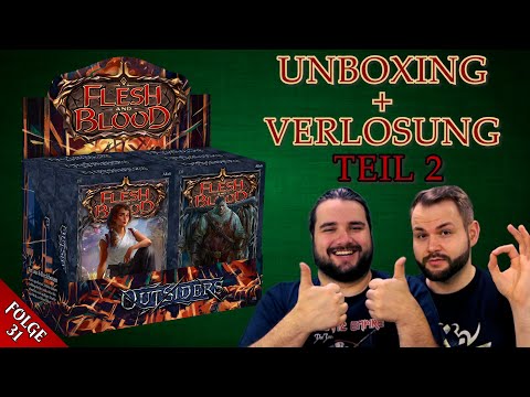 Flesh and Blood Outsiders Blitz Deck Display Opening deutsch | Teil 2 | Trader | Unboxing 2023
