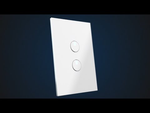 Hager WBQP2S-MW Finesse Series Double Powerpoint, Switchplug Combination, Single Pole, Flush, Horizontal, 250V 10 Amps, 3 Pin, Matt White