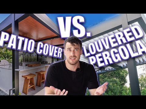 Patio Cover VS. Louvered Pergola (and Motorized Smart Systems)