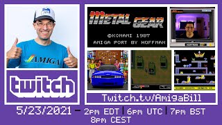 5/23/2021 Commodore Amiga - Metal Gear Release Party with Guest H0ffman!