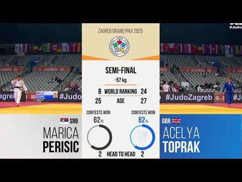 Marica PERISIC VS Acelya TOPRAK Zagreb Grand Prix 2025 | SEMI-FINAL -57 kg