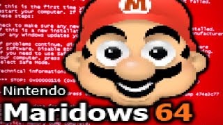 MARIO VIRUS MALWARE GAVE MY PC A RED SCREEN OF DEATH (Maridows 64 Operating System)