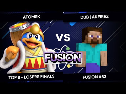 Fusion #83 - AKFirez (Steve) vs Atomsk (King Dedede) - Top 8 - Losers Finals